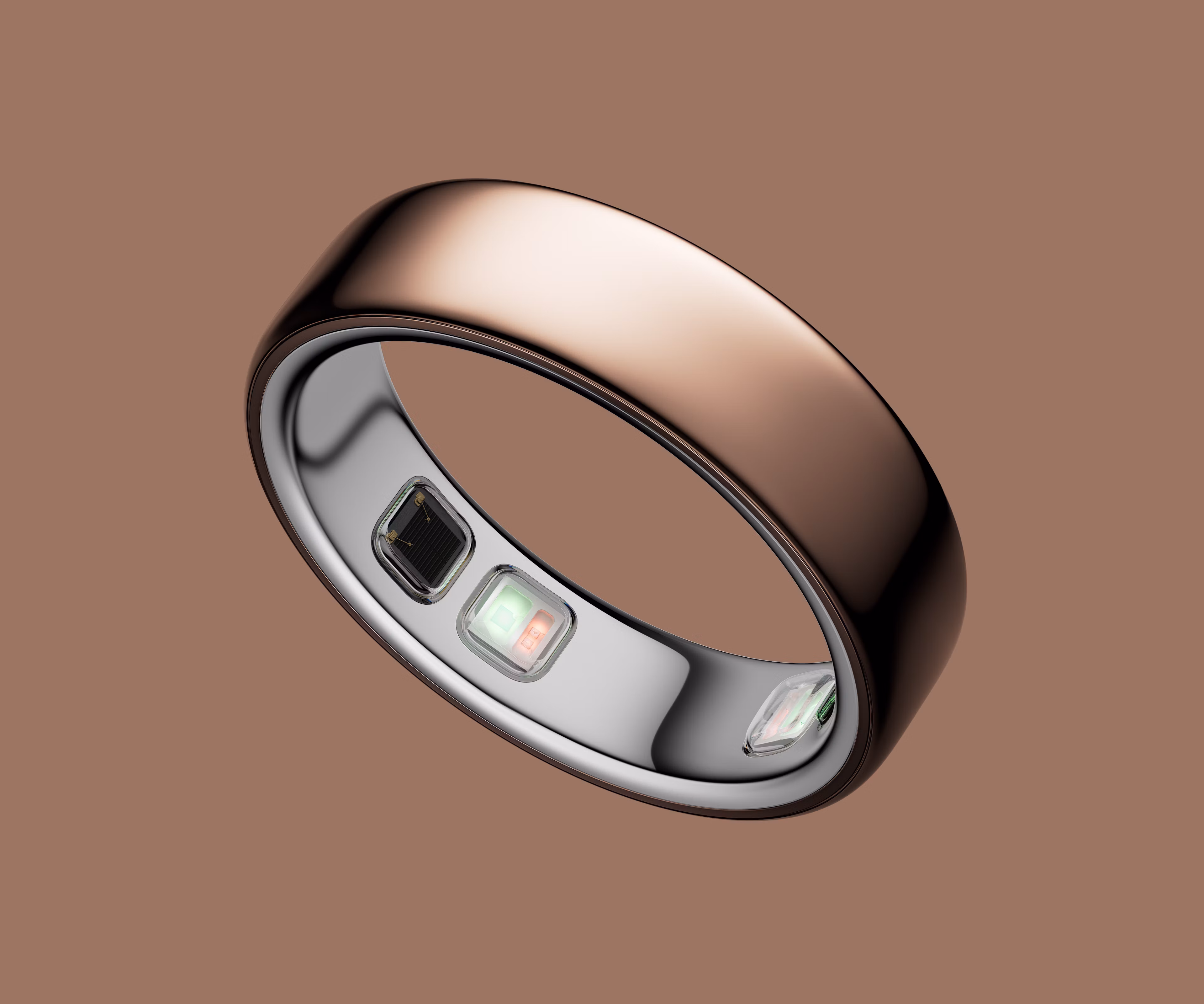 Oura Ring 5 in Deep Rose finish, product image