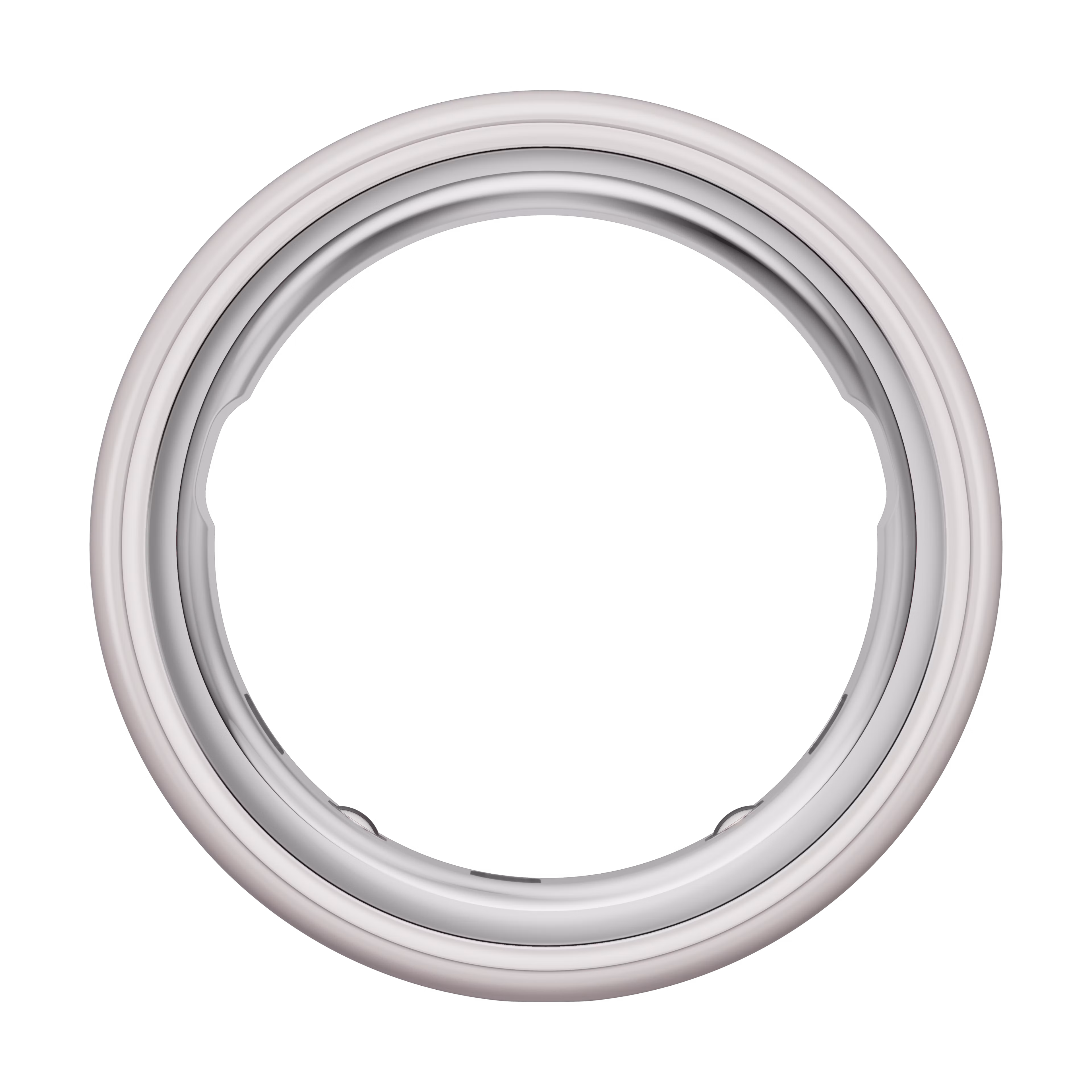Oura Ring 4 Ceramic in Cloud finish, product image