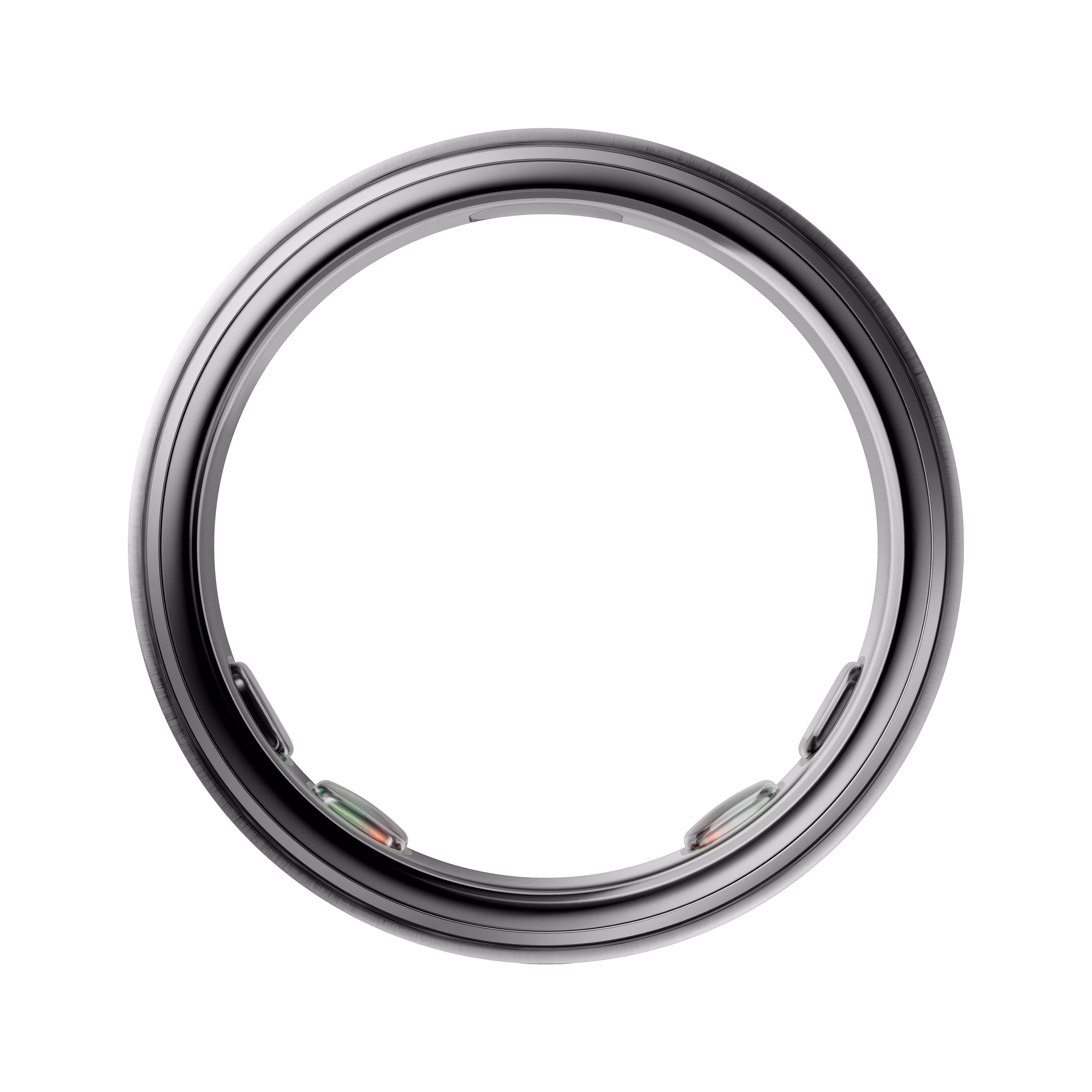 Oura Ring 5 in Brushed Silver finish, product image