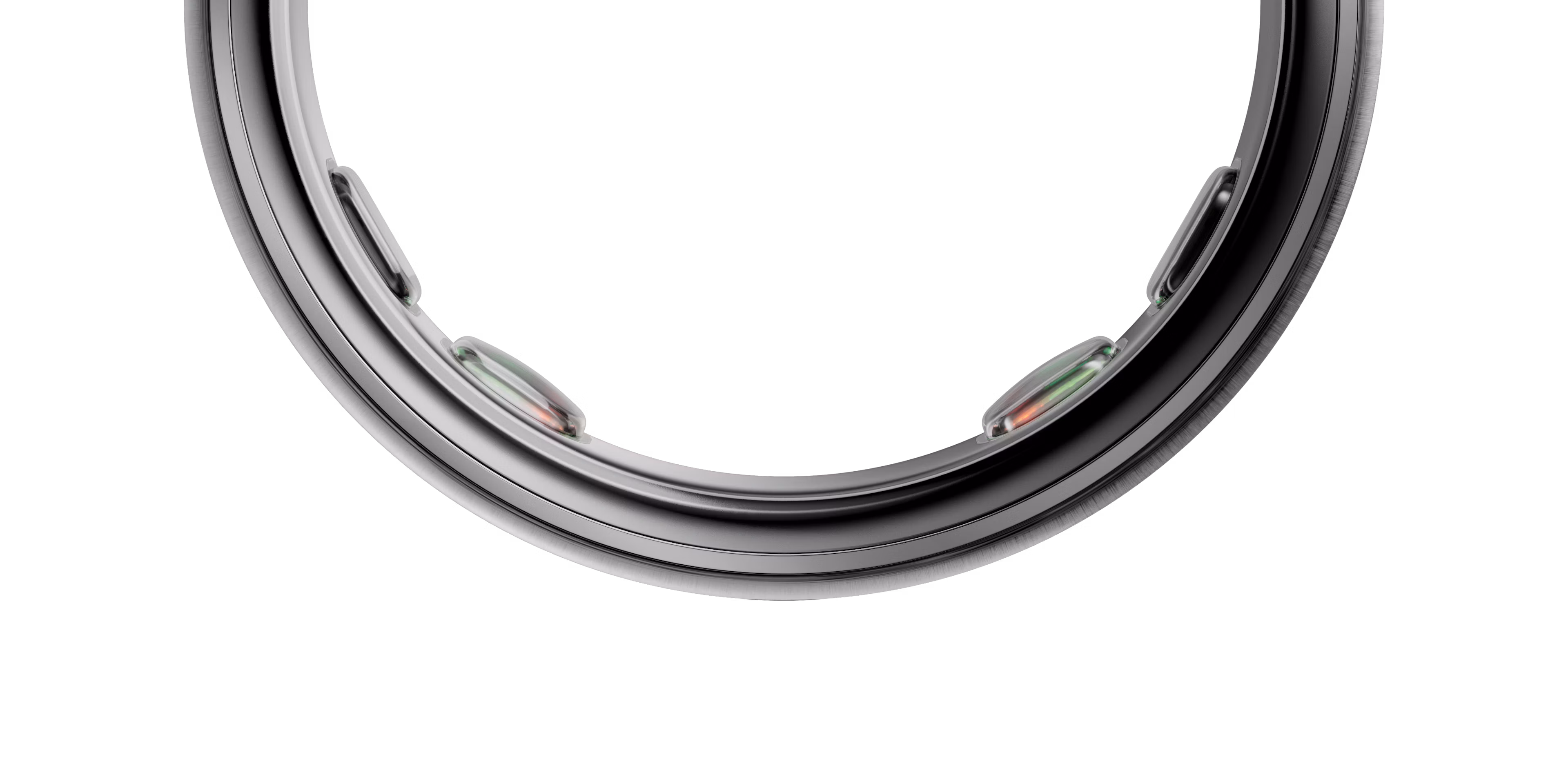 Oura Ring 5 in Brushed Silver finish, product image