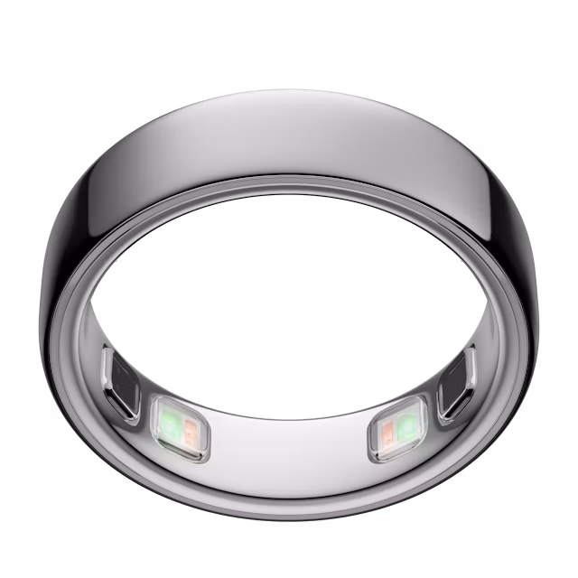 Oura Ring 5 in Silver finish, product image