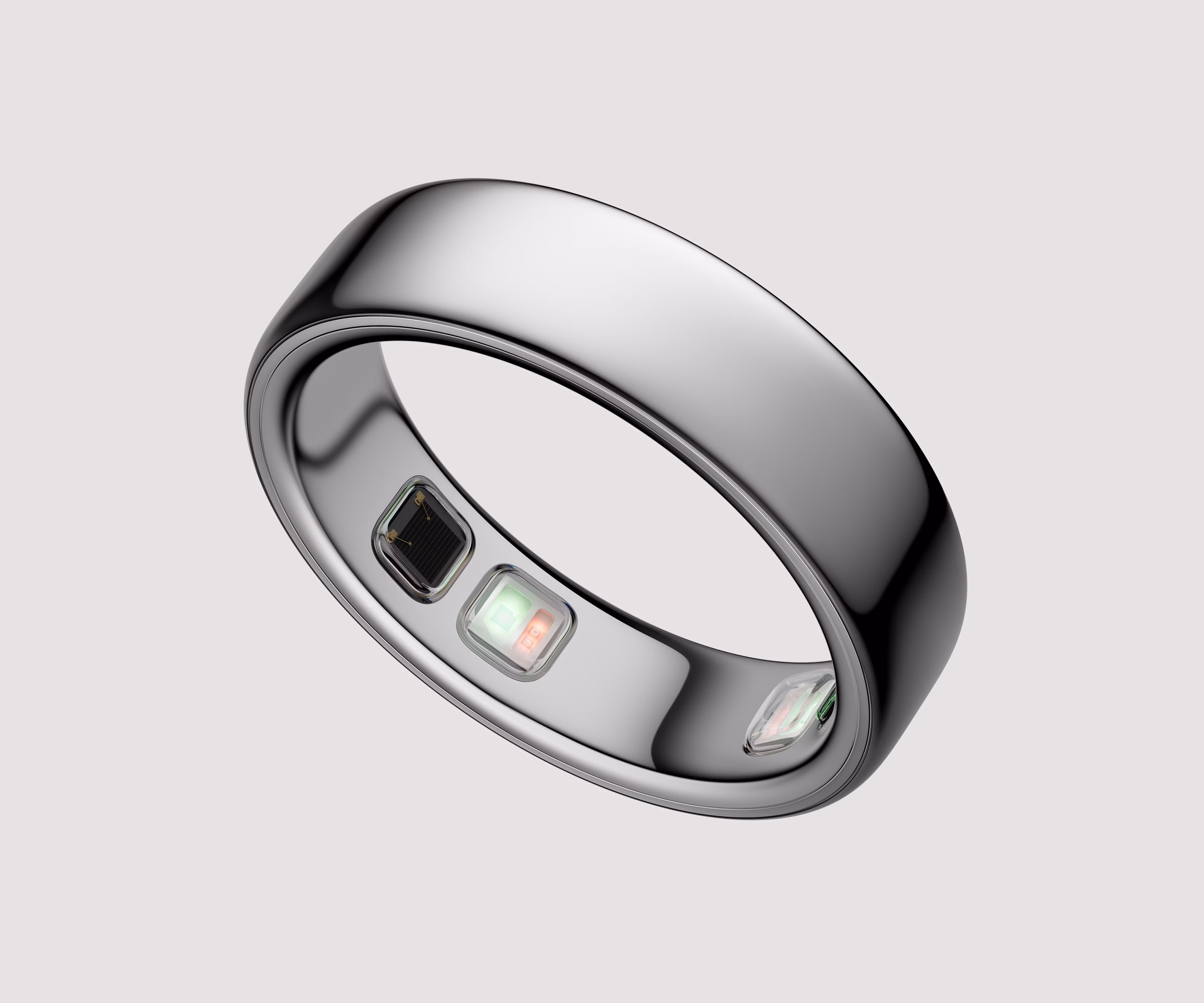Oura Ring 5 in Silver finish, product image